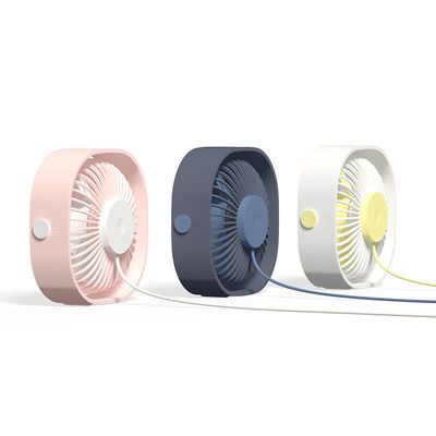 Carregamento de bateria USB Mini ventilador recarregável para arrefecimento portátil 129 * 122 * 52 mm