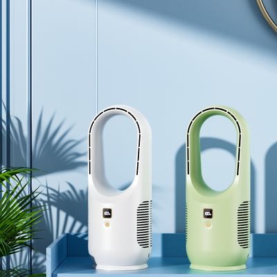 3H-6H Tempo de utilização Ventilador de escritório sem lâmina a bateria para resfriamento de economia de energia