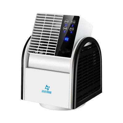 Ventilador portátil Ventilador de circulação de ar de plástico sem lâmina com ângulo de abastecimento de ar de 120 graus