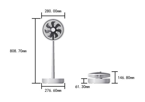 HY f3 Ventilador elétrico ajustável de altura com vento forte e grande suporte adequado