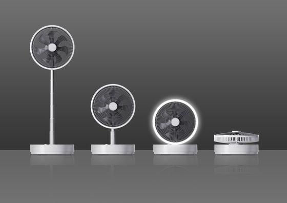 Controle remoto de ventilador de arrefecimento telescópico inteligente com interruptor táctil para instalação no chão