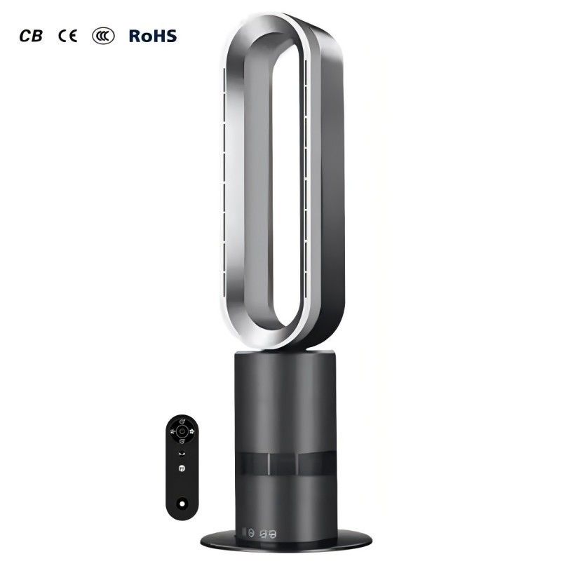 33*33*120cm Função de balanço de casa portátil Air Cooler Bladeless Fan com temporizador de 9 horas
