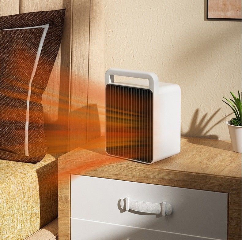 Espaço de escritório aquecedor elétrico ventilador controlado por aplicativo aquecedores domésticos portáteis PTC para inverno