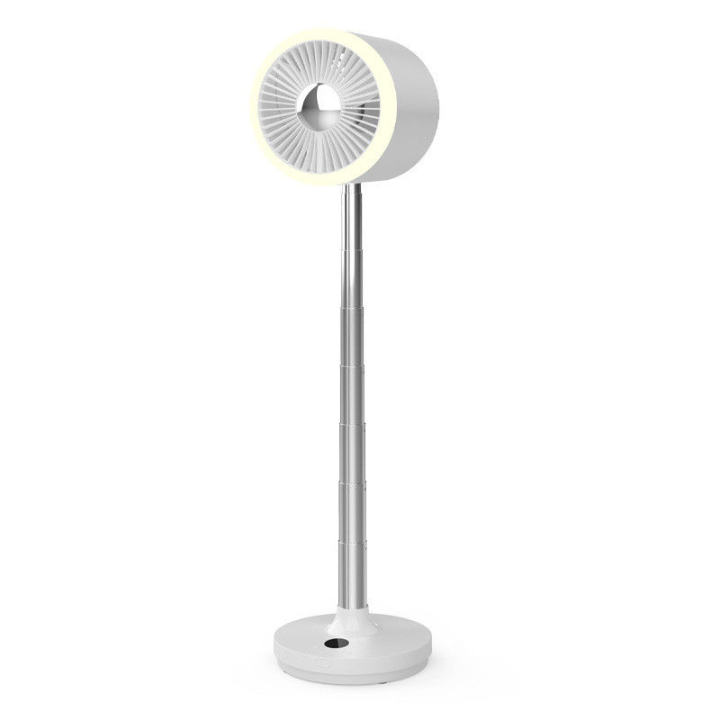 Ventilador de refrigeração com luz recarregável e embalagem em pé tamanho 345*235*247mm