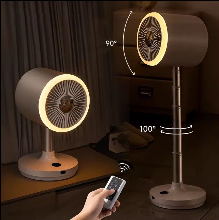 Fonte de alimentação usb Recarregável Ventilador de piso com Ventilador de mesa de escritório leve