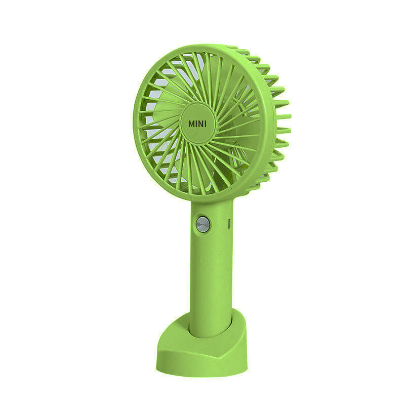 Mini ventilador de mão USB recarregável sem controle de aplicativos preto branco laranja verde azul ou amarelo