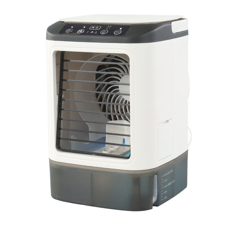 Inglês Funcionamento Mini ventilador de ar evaporativo para sala 17 * 17 * 25cm pulverizador portátil
