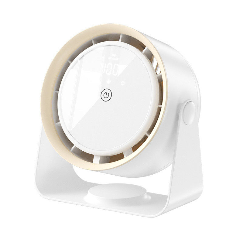 Ventilador sem lâmina com controlo táctil para circulação de ar silenciosa e alimentação de energia DC4.2V