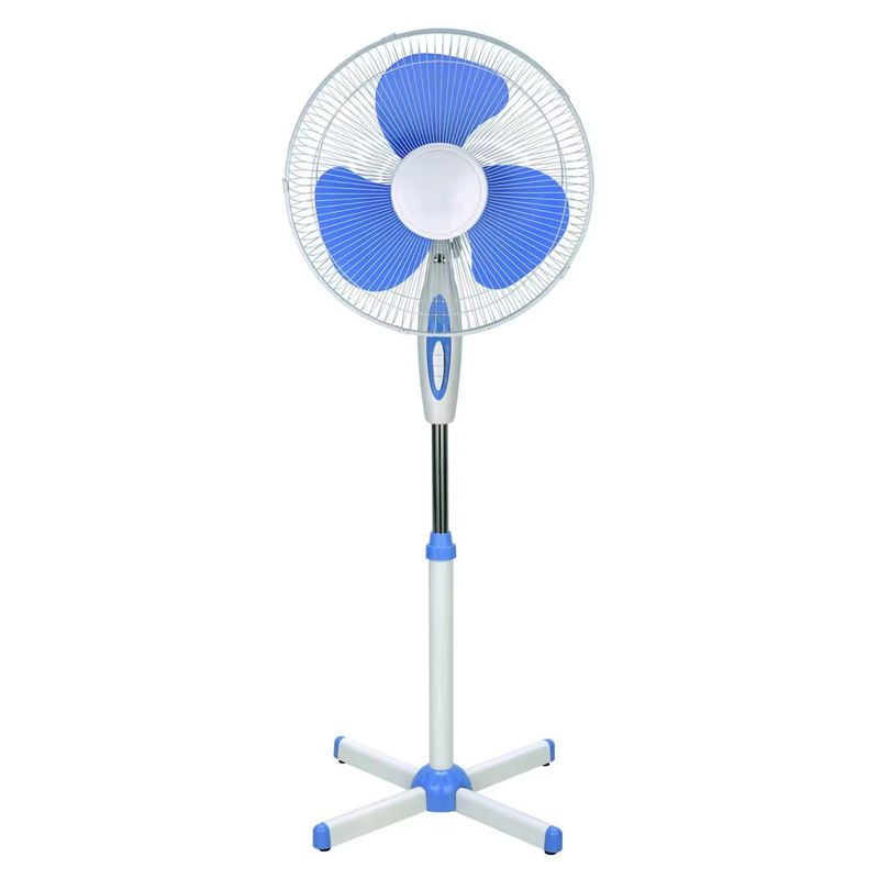 16 polegadas Elétrico X Base Cruzada Ar Refrigerante Oscilante Pedestal Ventilador para Casa