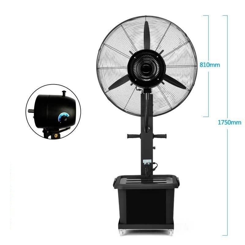 26/30 polegadas de tanque de água pedestal neblina Ventiladores para Ventilador de ar refrigerador de piso em pé comercial