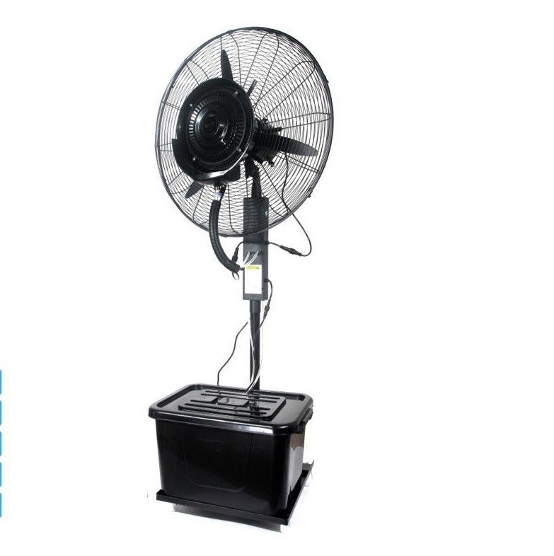 Ventilador Elétrico Industrial Humidificador de Chão Frio de Ar Ventilador de Neblina de Água de Spray