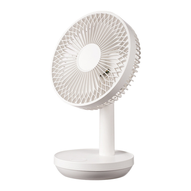 3600mAh USB recarregável Ventiladores de refrigeração de três velocidades com luz noturna portáteis e silenciosos