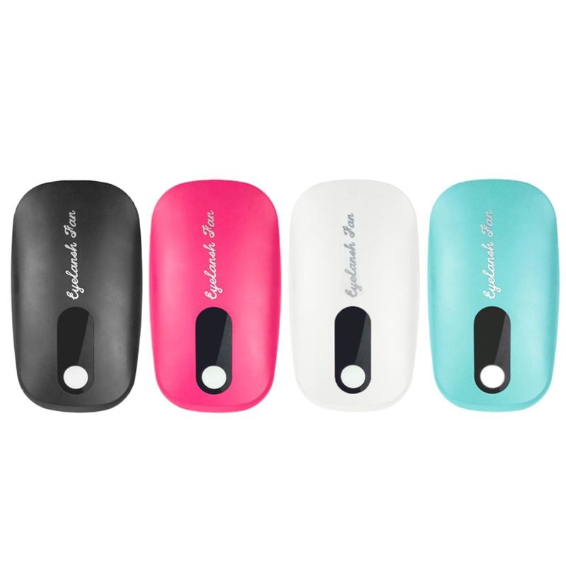 Mini ventilador de secador de pestanas USB elétrico recarregável para enxerto e plantas