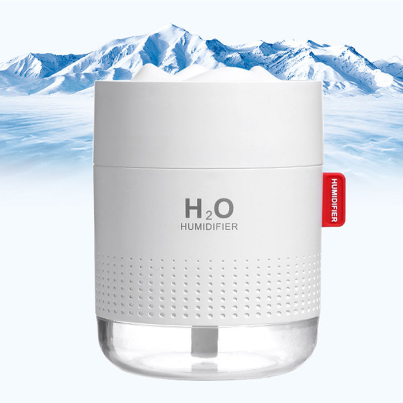 Umidificador portátil H2O Umidificador de impulsionador de névoa fria com material ABS PP Silica Gel
