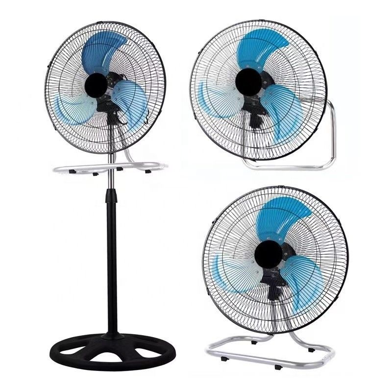 18 polegadas Vento forte Piso de resistência de curvatura Postura vertical Ventilador industrial Mofo privado NO