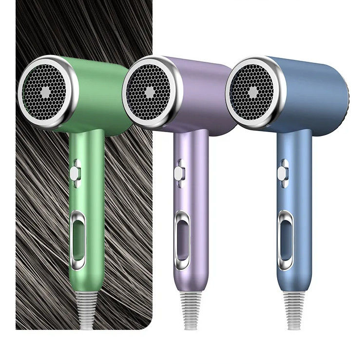 Hotéis Doméstico Secador de cabelo de alta velocidade Air Styler Salon Escova de ar quente com corpo de metal