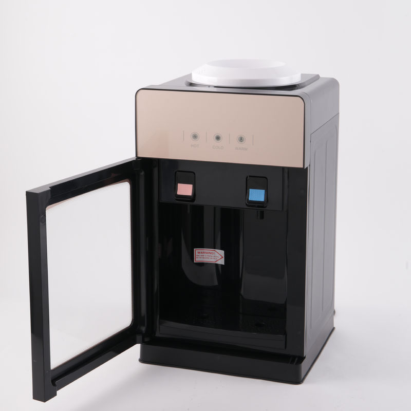Dispensador de Água de Mesa Quente e Frio Elétrico para Casa e Escritório