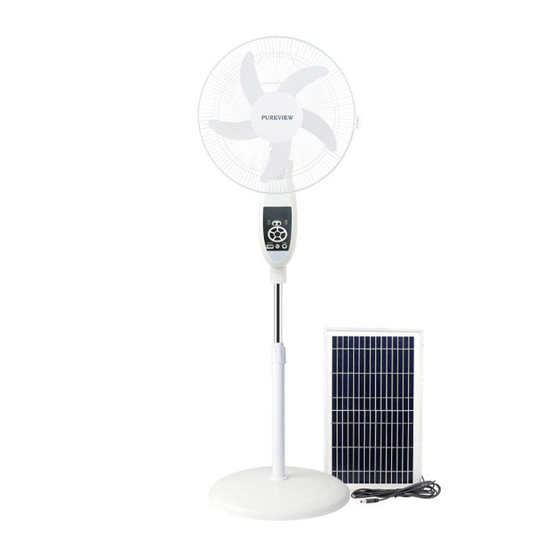 Ventiladores de corrente contínua recarregáveis de alta velocidade com controle remoto e ventilador elétrico de 16 polegadas