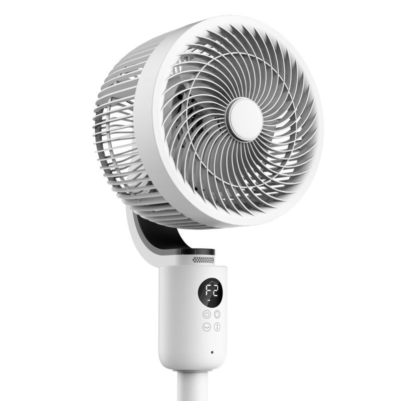 Classe A Classificação de eficiência energética Ventiladores elétricos de suporte com controle de voz de IA 40W Potência