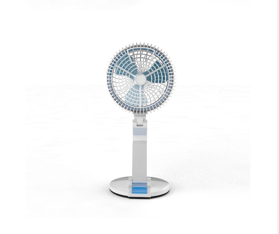 Compacto e potente A nossa bateria de 1500 mAh é um ventilador dobrável para circulação de ar em movimento