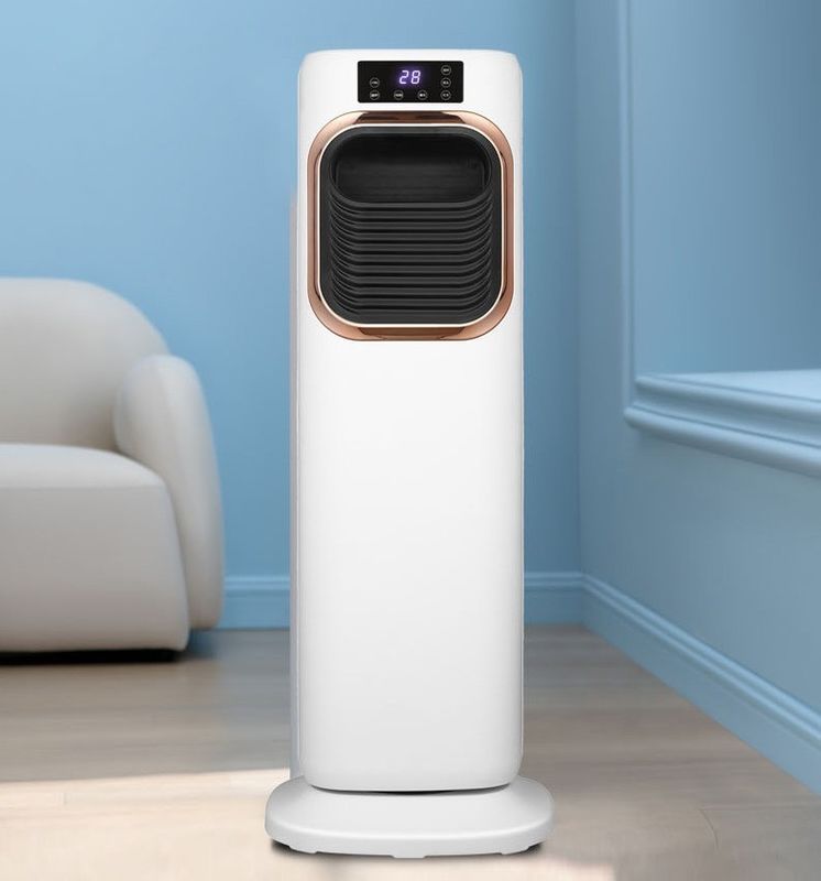 Household Vertical Dual Purpose Electric Fan Heater Air Cooler com Remote 330*270*900mm