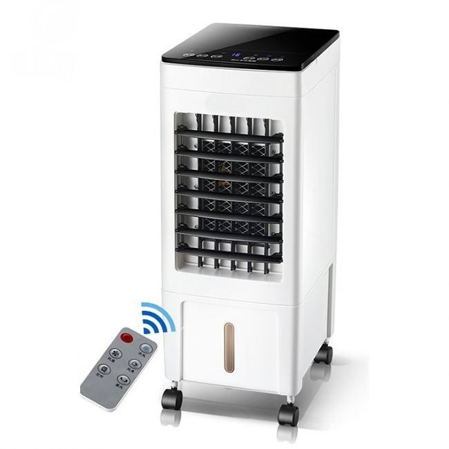 Aqua Air Cooler 8L Ventilador de ar condicionado de grande capacidade com toque e controle remoto