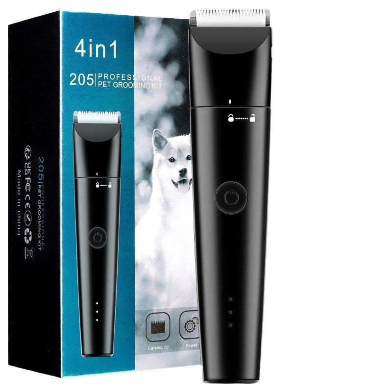 4 em 1 Pet Professional Grooming Set Cortador de cabelo e barbeador elétrico para uso doméstico