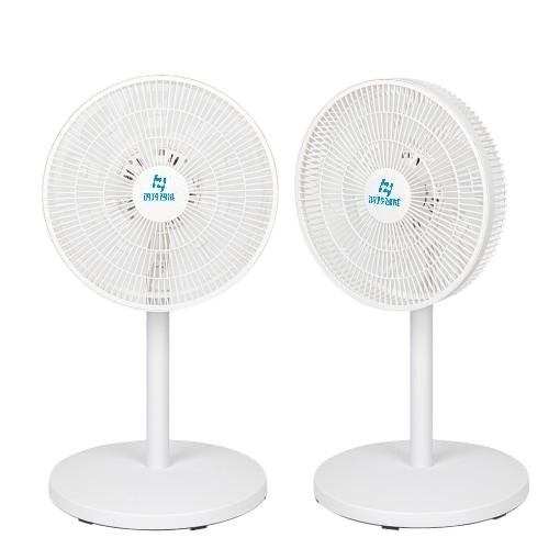 Ventilador de piso de 6 lâminas para circulação de ar a três velocidades de vento e 6 lâminas