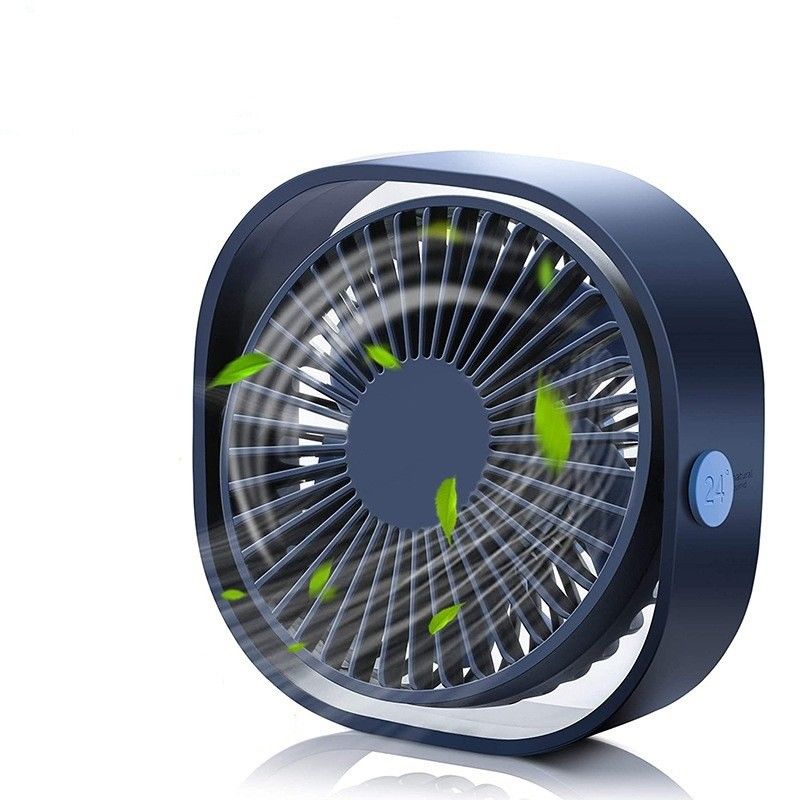 DC5V/1A 4.2W Tipo de bateria Fans de refrigeração de ar recarregáveis de escritório com modo de velocidade 3X