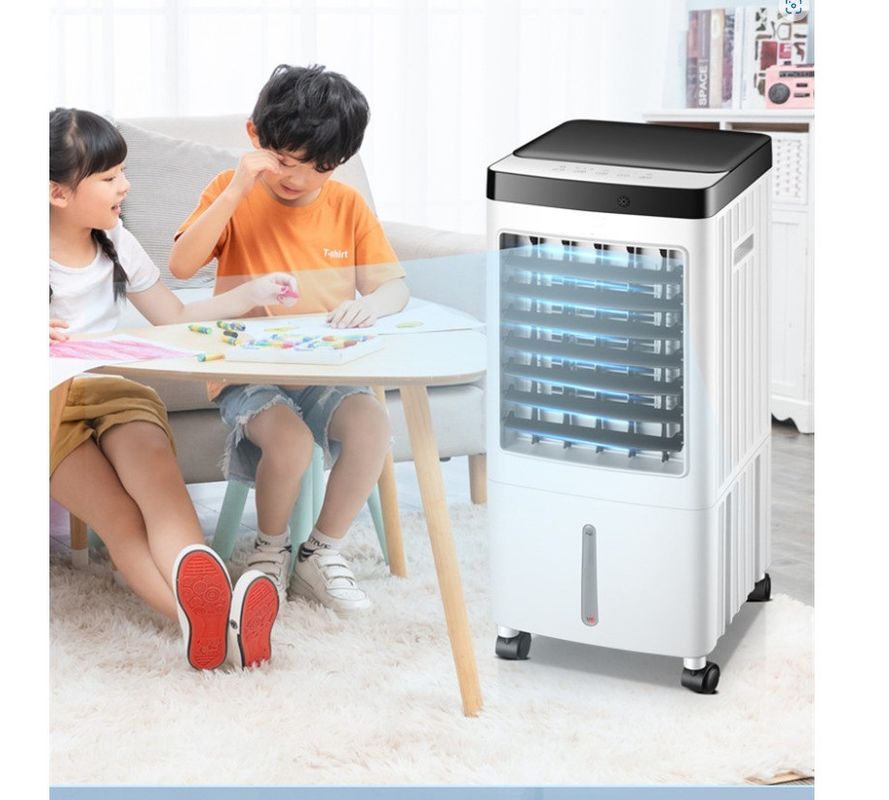 Refrigerador de ar por evaporação portátil, indoor e outdoor, com três velocidades de vento, controlado por aplicação