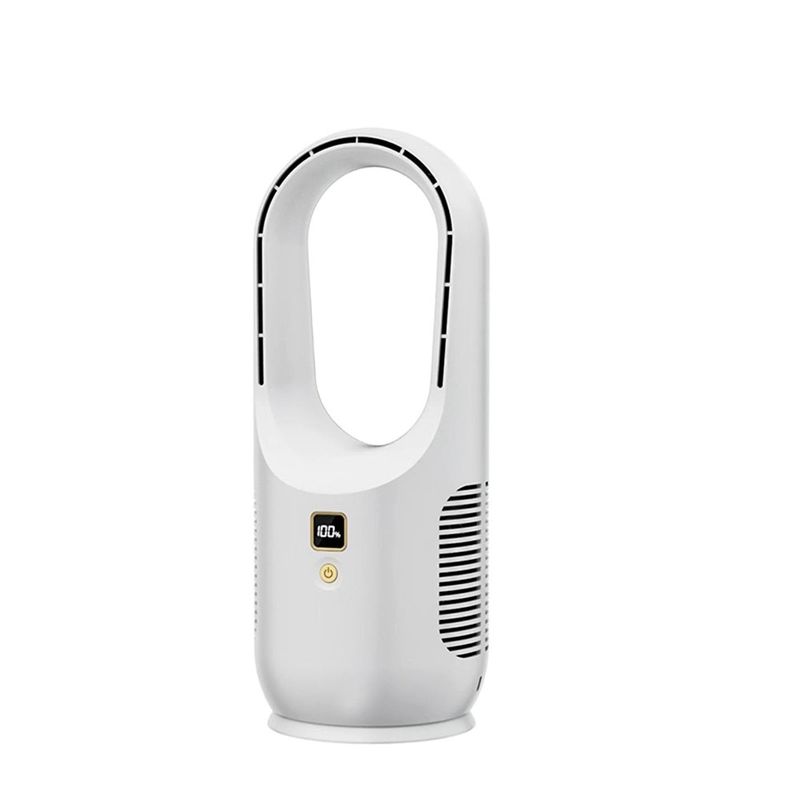 3H-6H Tempo de utilização Ventilador de escritório sem lâmina a bateria para resfriamento de economia de energia