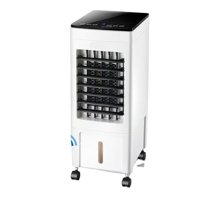 Ventilador de refrigeração de plástico com controlo táctil e remoto para ar condicionado refrigerado a água de 110 V/220 V